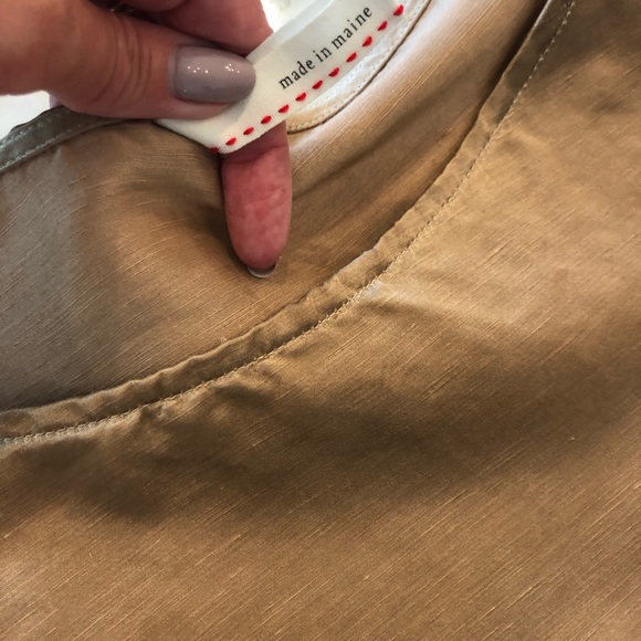 Copper shimmer top by NUTHATCH from Anthropologie. - Picture 5 of 7